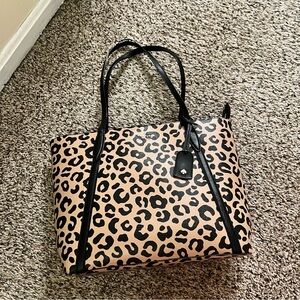 Kate Spade Leopard Print Large Tote
